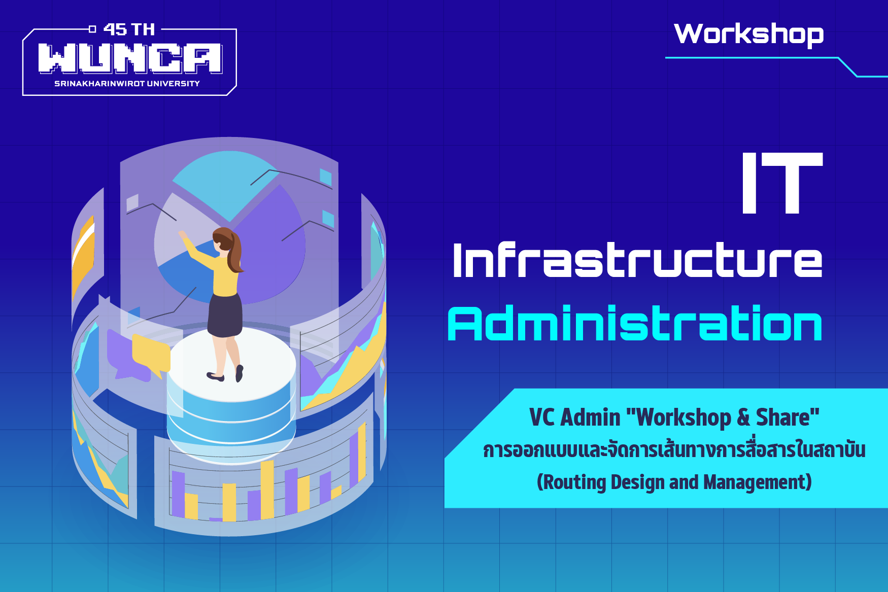 VC Admin "Workshop & Share" : การออกแบบและจัดการเส้นทางการสื่อสารในสถาบัน (Routing Design and Management)